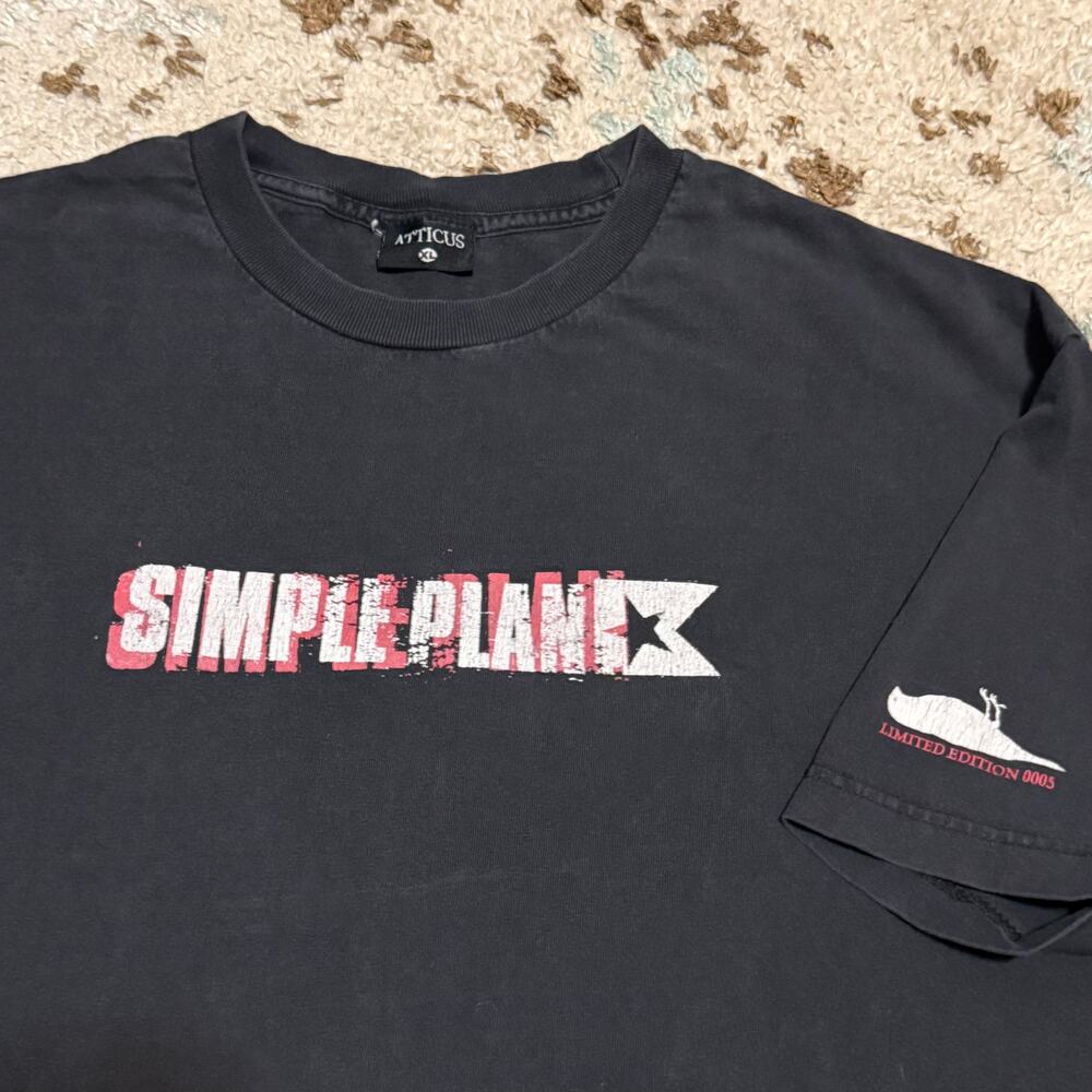 Vintage Atticus x Simple Plan Limited Edition Shirt XL 2000s Blink 182 Brand